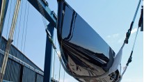 Wally Sailing yacht Highland Fling at launch - Image courtesy of RI Yachting 2